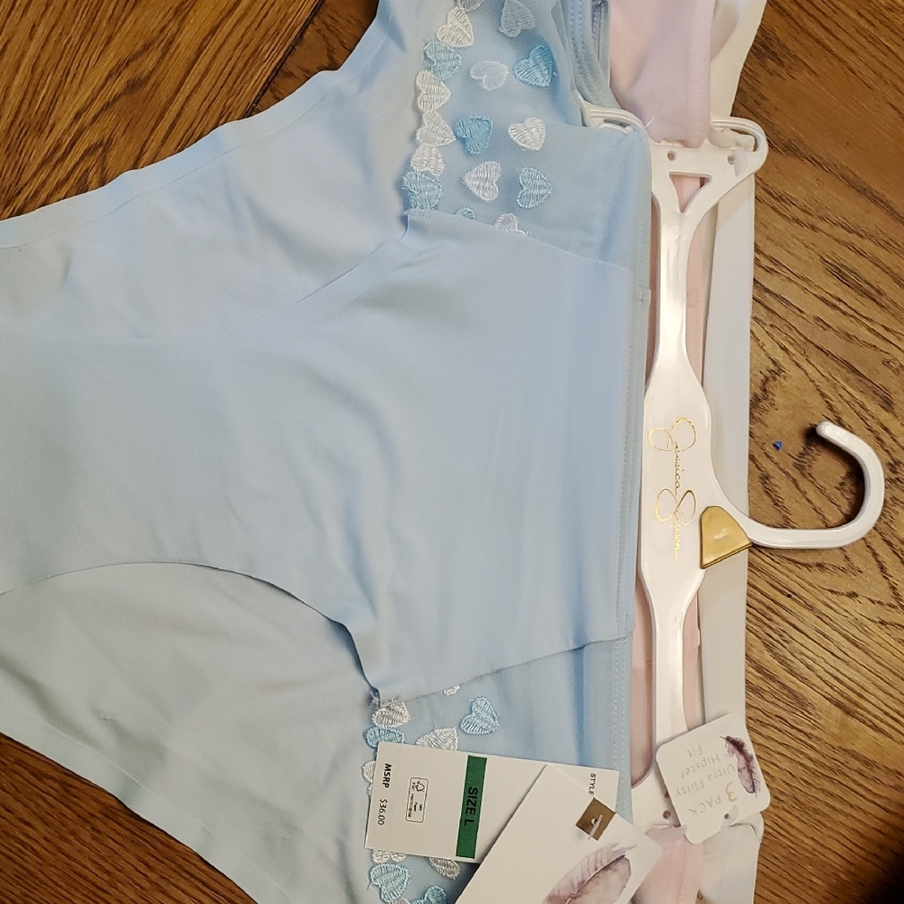 Jessica Simpson Blue and White‎ Classic Panties